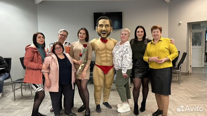 Поздравление ростовая кукла Артур Пирожков