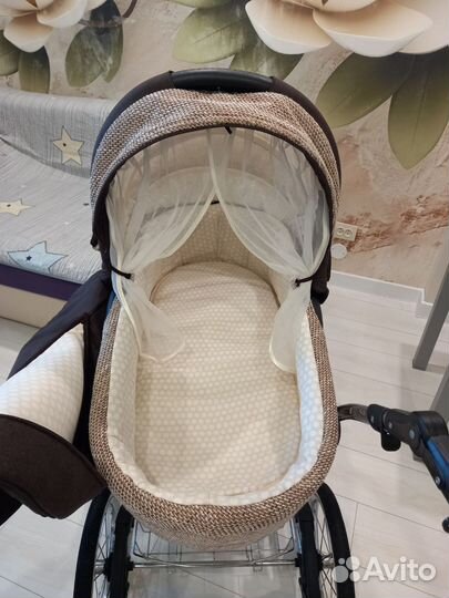 Коляска 2 в 1 bebe mobile santana