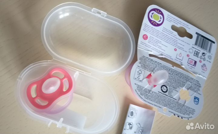 Соска пустышка avent 6-18 мес