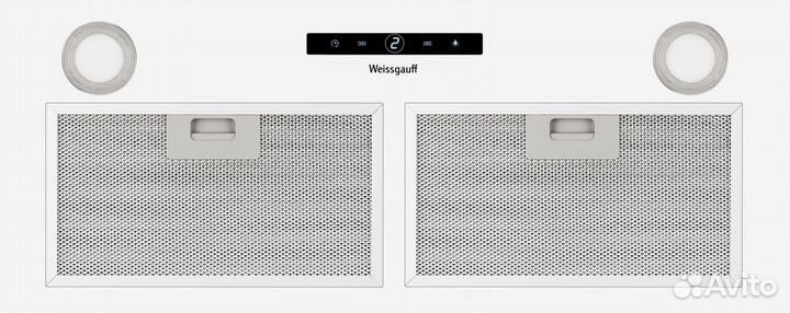 Вытяжка Weissgauff BOX 1200-72 WH