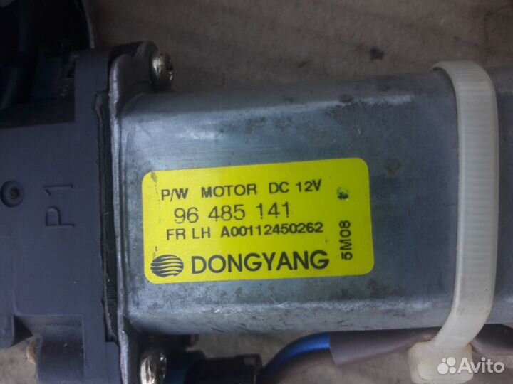 Стеклоподъемник передний левый шевроле спарк 2005