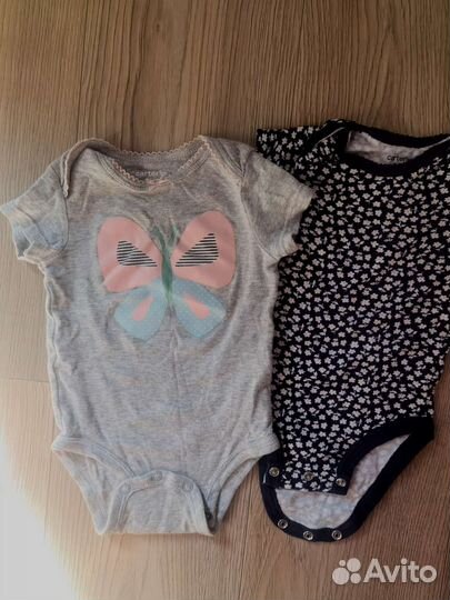 Детская одежда от 0 до 4 мес шапка ползунки боди