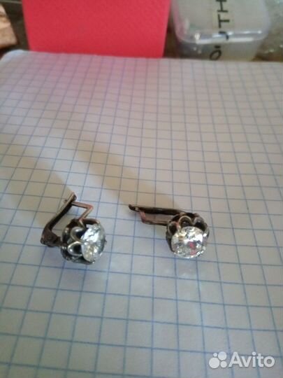 Серебряные серьги