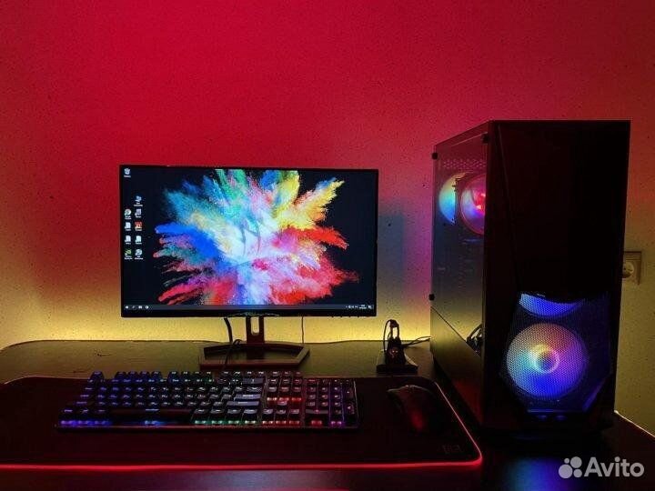 Игровой пк с монитором 144 гц