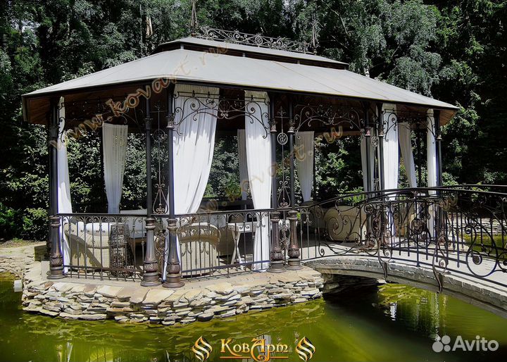 Беседки для дачи кованые на заказ