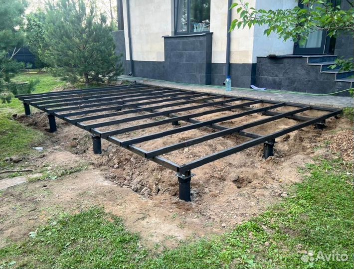 Установка винтовых свай