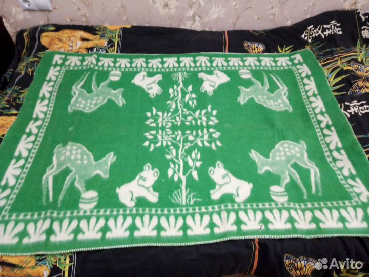 Детское верблюжье шерстяное одеяло