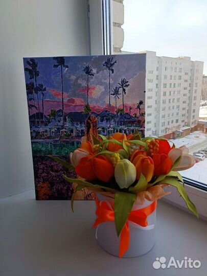 Букет из фоамирана