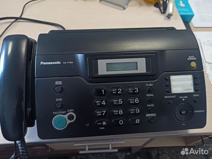 Телефон факс panasonic