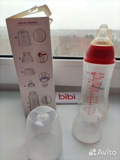 Бутылочка детская антиколиковая Bibi 260 мл