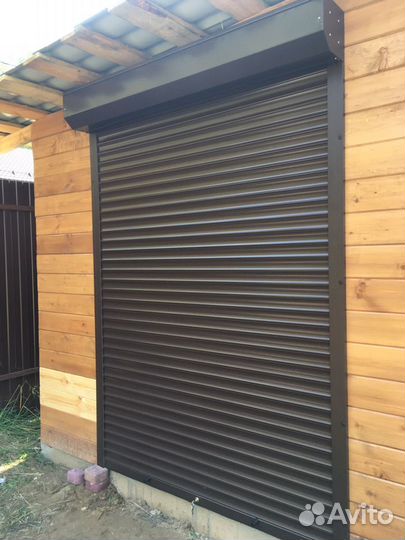 Секционные автоматические гаражные ворота