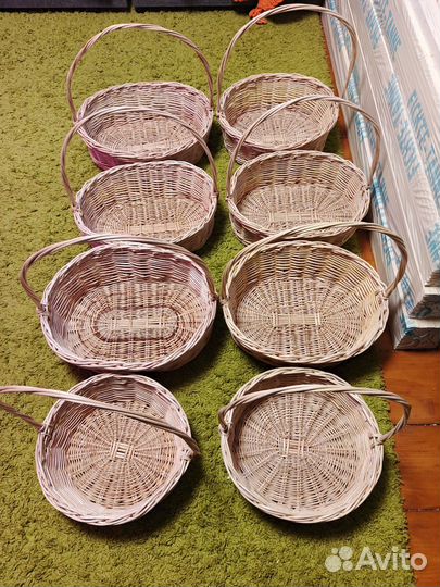 Корзина плетеная из ивовой лозы