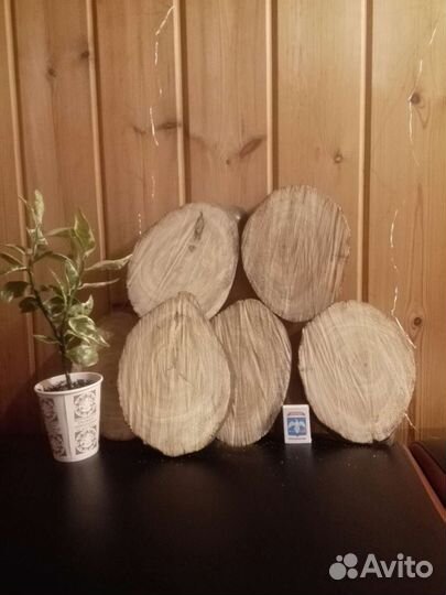 Спилы дерева для детского творчества