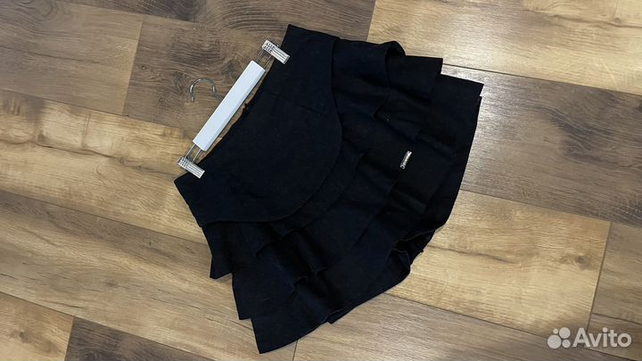 Юбка шорты кашемир натуральный воланы