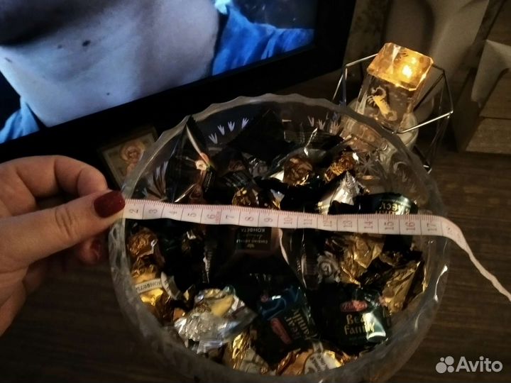 Ваза для фруктов, на ножках 