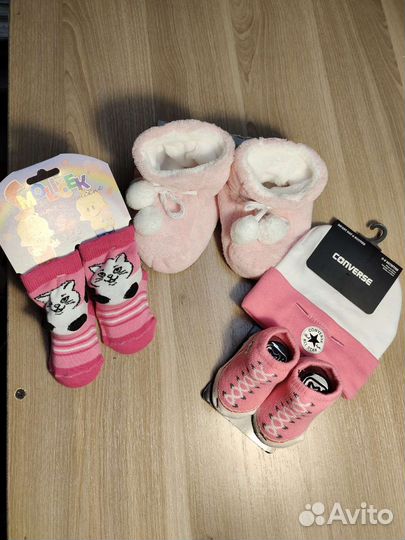 Набор носочков/домашние тапочки для девочки