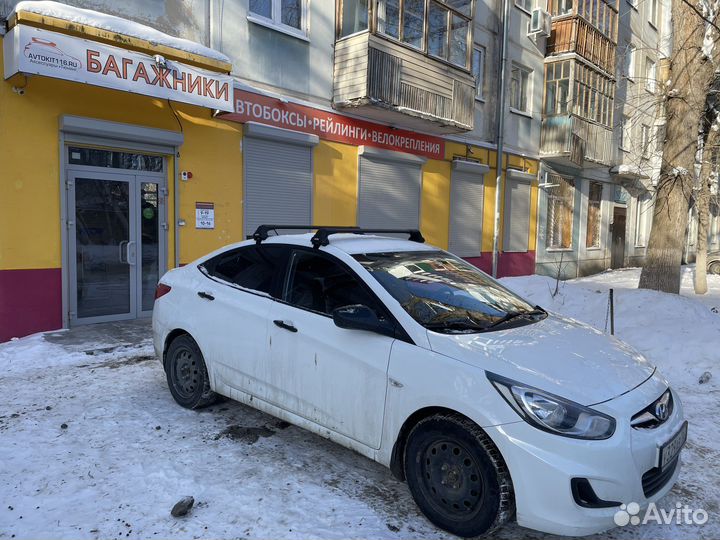 Багажник на крышу hyundai solaris 