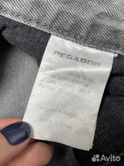 Мужские серые джинсы Pegador (EU 31)