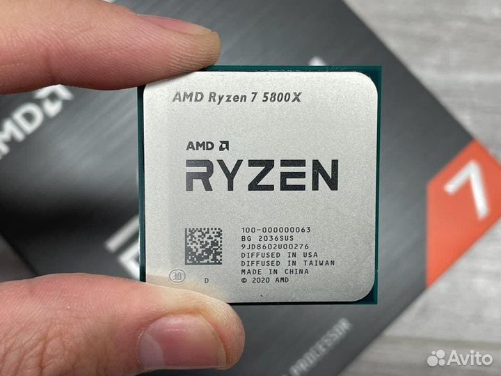 Новый процессор Ryzen 7 5800x box