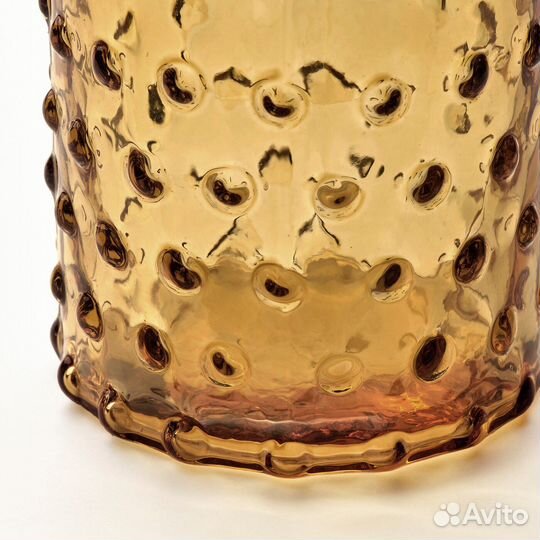 Hutlos IKEA 005.482.26 Подсвечник 6 см. темно-желтый