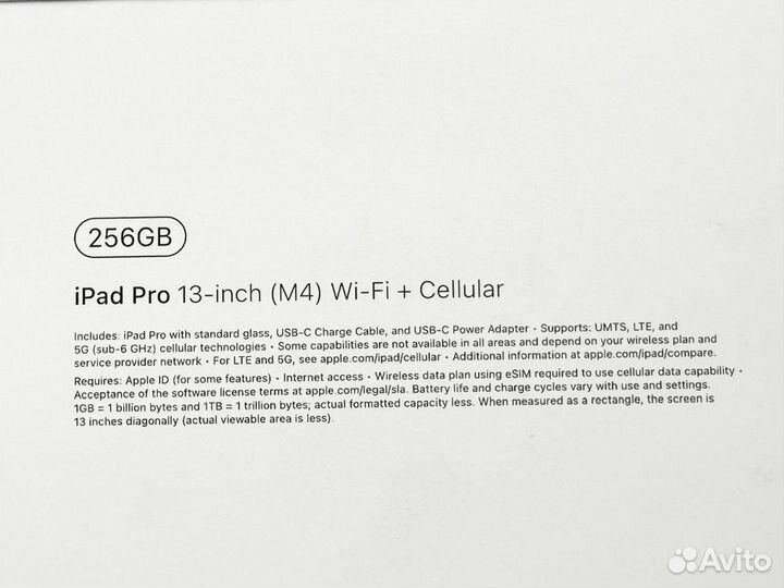 iPad Pro 13 M4 2024 256GB WiFi+Cellular