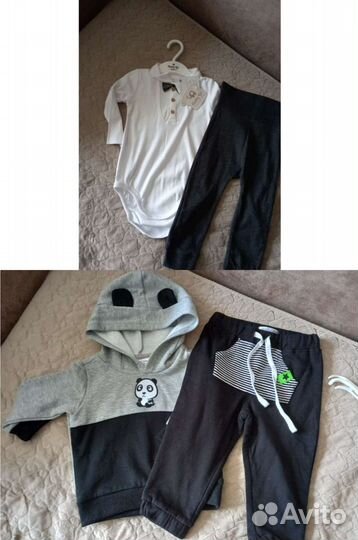 Костюмчик двойка на мальчика 80-86см