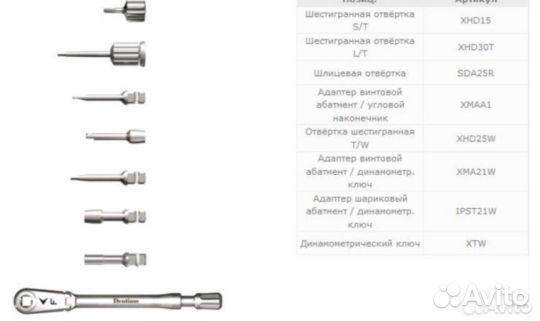Ортопедический набор Dentium Prostethic kit
