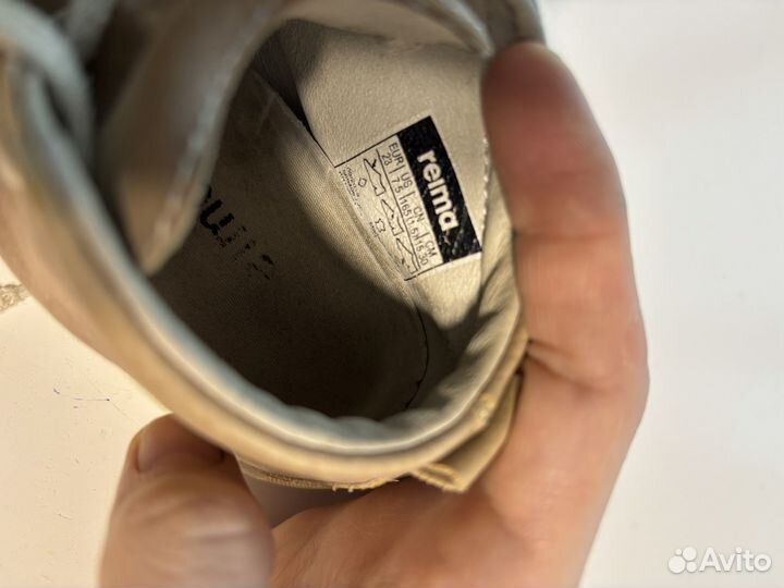 Ботинки кожаные reima 23 размер