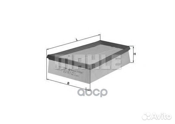 Фильтр воздушный lx957/3 Mahle/Knecht