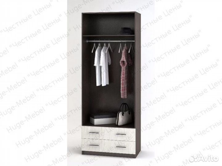 Шкаф с ящиками Дуэт ясень