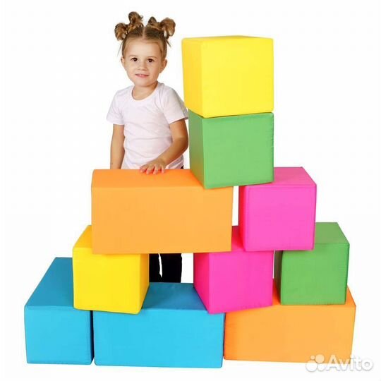 Мягкие кубики большие