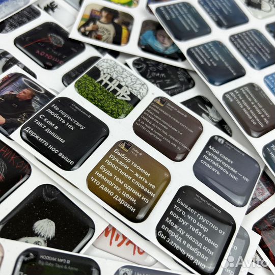 3d стикеры оптом с дизайном под заказ