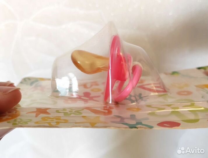 Соска пустышка латексная Пома/Курносики