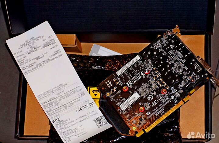 Без доп пит. GTX 1050 ti Гарантия Комплект Трейдин