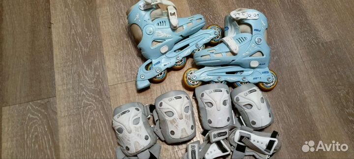 Роликовые коньки детские раздвижные