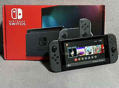 Nintendo switch rev 2 Чип 128Gb + Игры