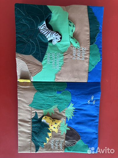 Мягкая книжка на английском для малышей