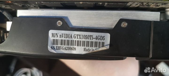 Видеокарта gtx 1050ti 4gb