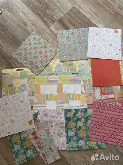 Бумага для скрапбукинга, рукоделия, декор