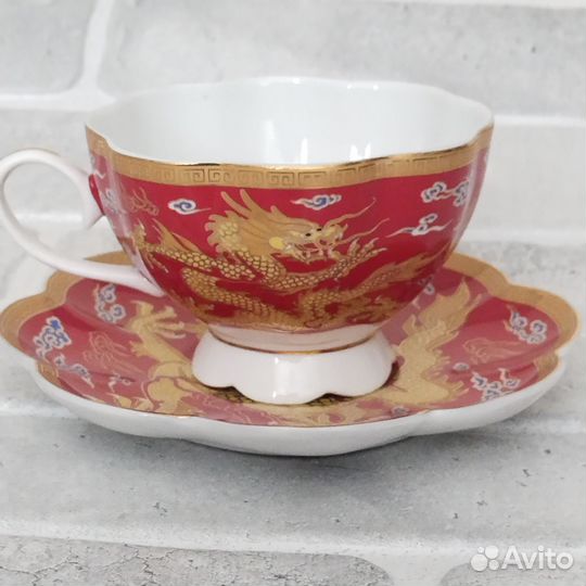 Чашка с блюдцем