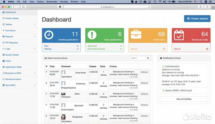 Онлайн бизнес по выдаче микрозаймов