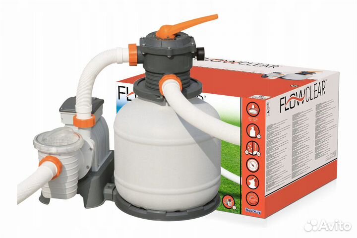 Песочный фильтр-насос Bestway 58499 8,3 куба