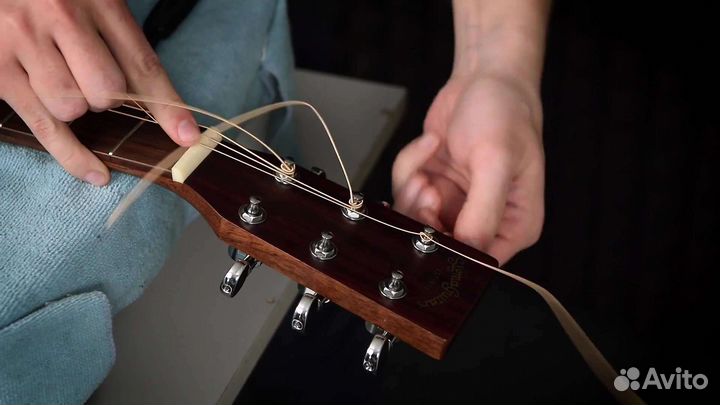 Замена струн на гитаре, укулеле и скрипке