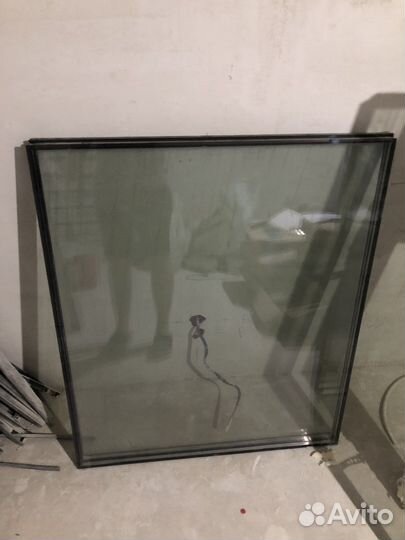 Створки алюминиевые, стеклопакеты