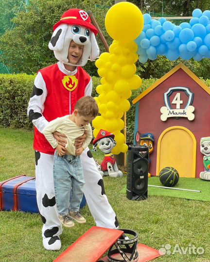 Фотозона Щенячий патруль 3D праздник/аренда