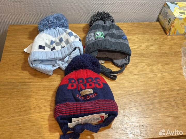 Шапка зимняя утепленная 44-46 размер