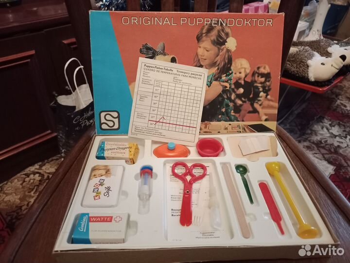 Игрушка набор доктора ГДР времён СССР
