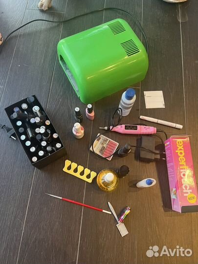 Набор для маникюра гель лаки лампа