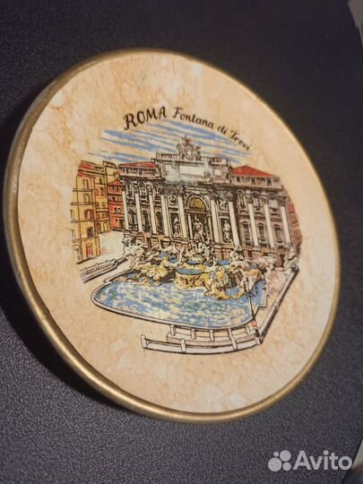 Сувенирная тарелка из Рима (Италия)