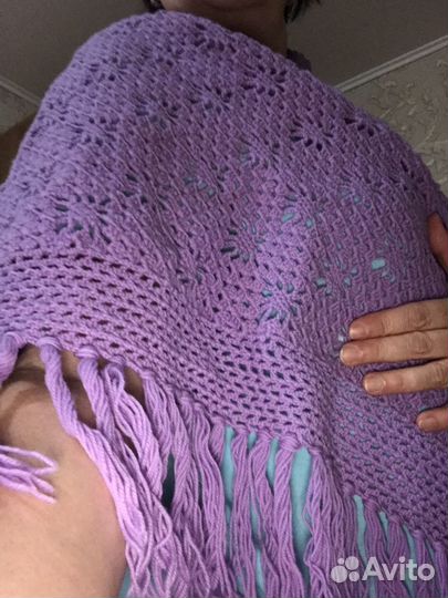 Шаль ручной работы